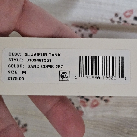 NWT La Vie Rebecca Taylor top with gold threading details size medium - Picture 8 of 14